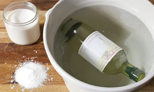 Remove Wine Label With Soaking Method